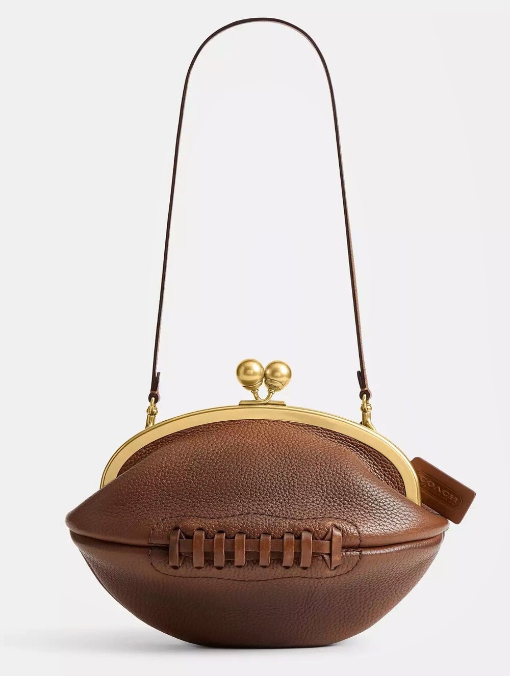 Coach RUNWAY Football Kisslock Frame Bag